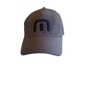 TravisMathew Gray Snapback Cap Adjustable Golf Casual